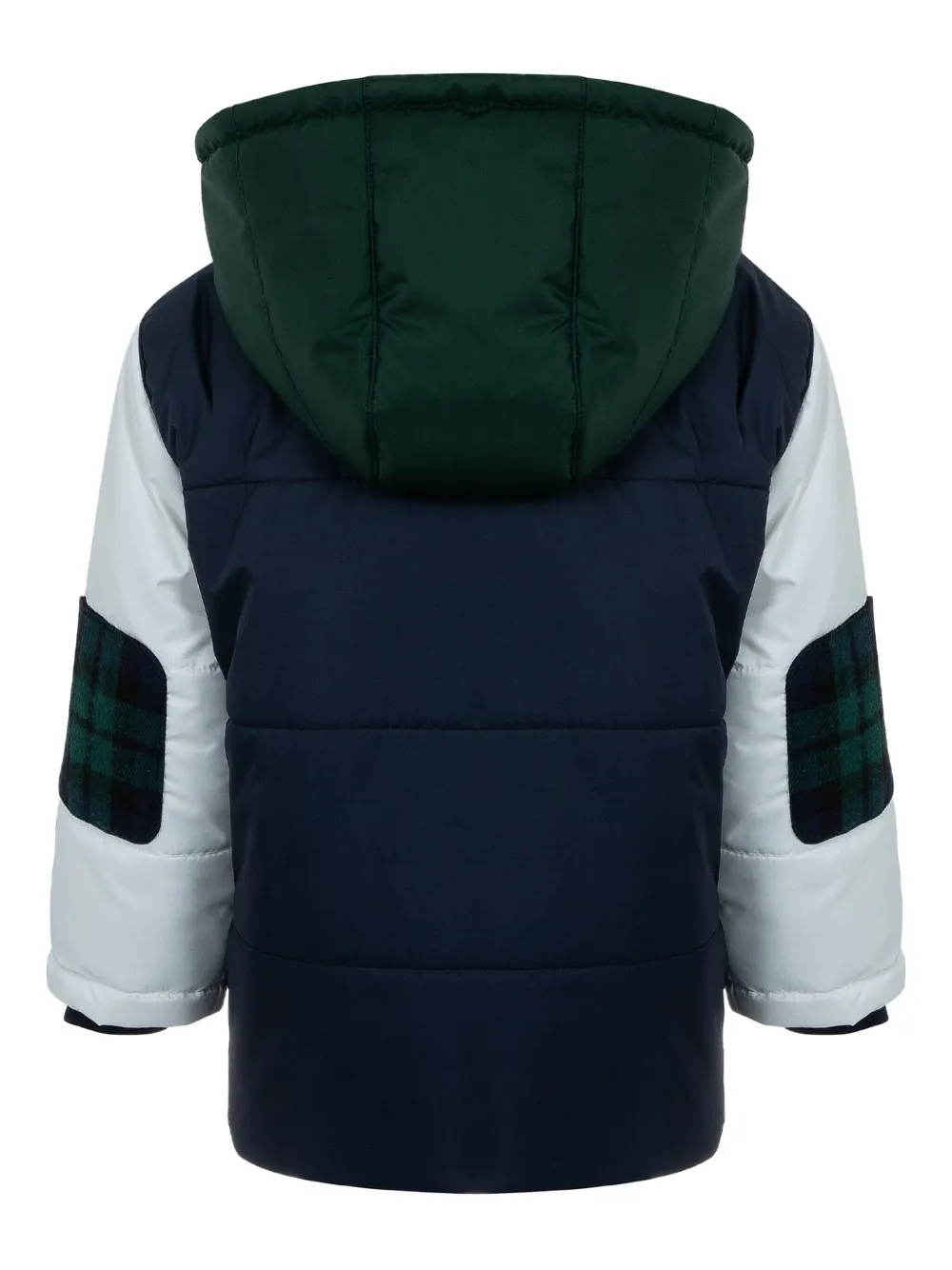 Lapin House Quilted Panelled Jacket In Blue
