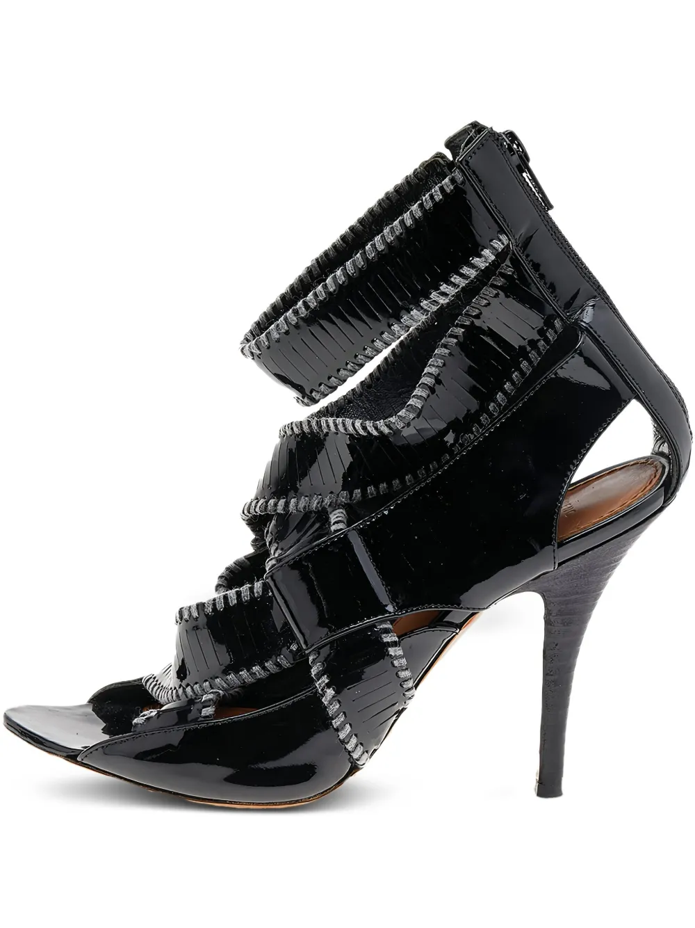 Givenchy Pre-Owned strappy patent sandals | Black | Image 1