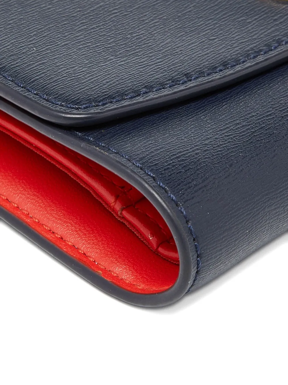 Pre-owned Tory Burch Leather Tri-fold Wallet
