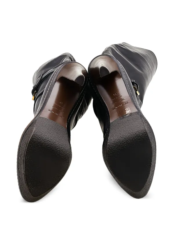 【Sergio Rossi】Sr Midway Biker Booties Brown Low heel: 20mm, Midway Biker | Sergio Rossi