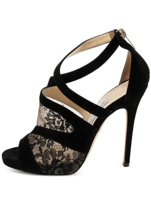 Jimmy Choo Pre-Owned Flyte laced sandals