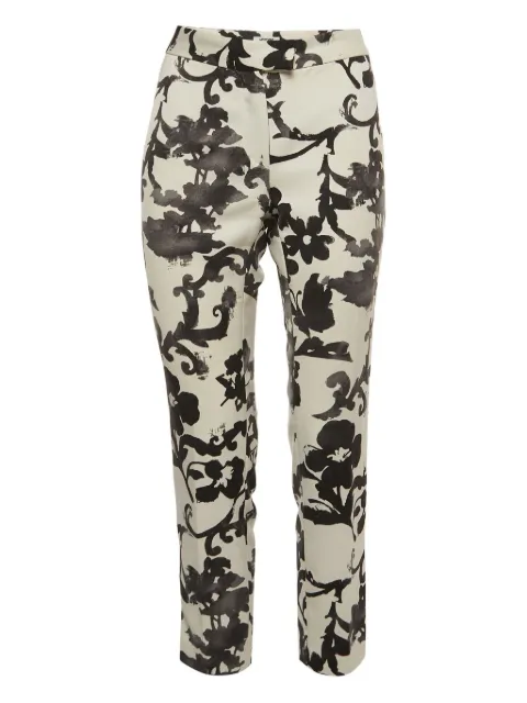 Moschino Pre-Owned floral-print trousers