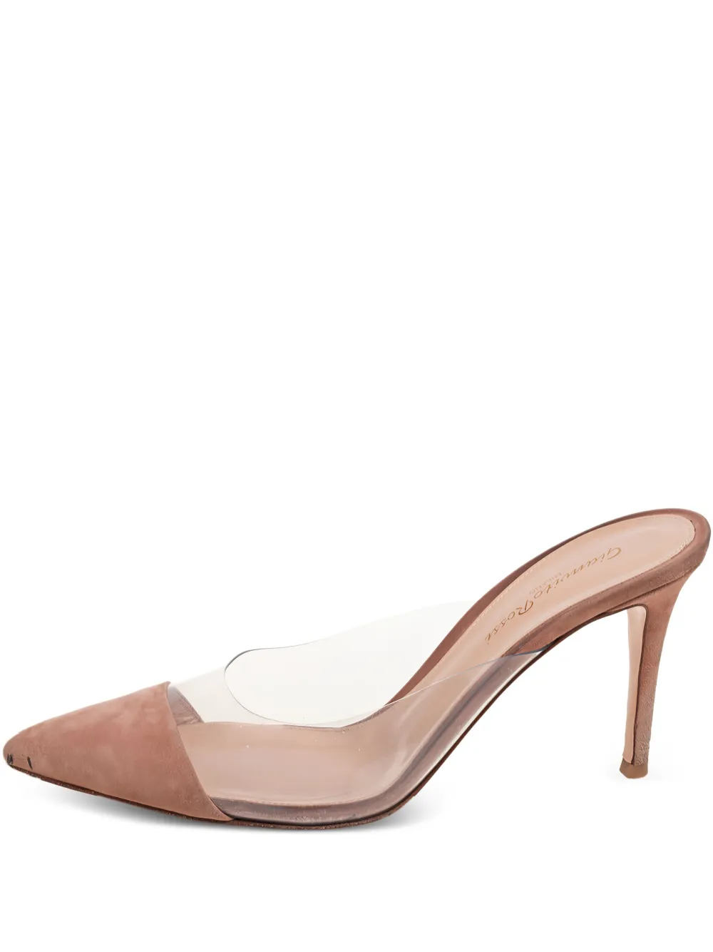 Gianvito Rossi 2024 90mm Plexi mules | Neutrals | Image 1