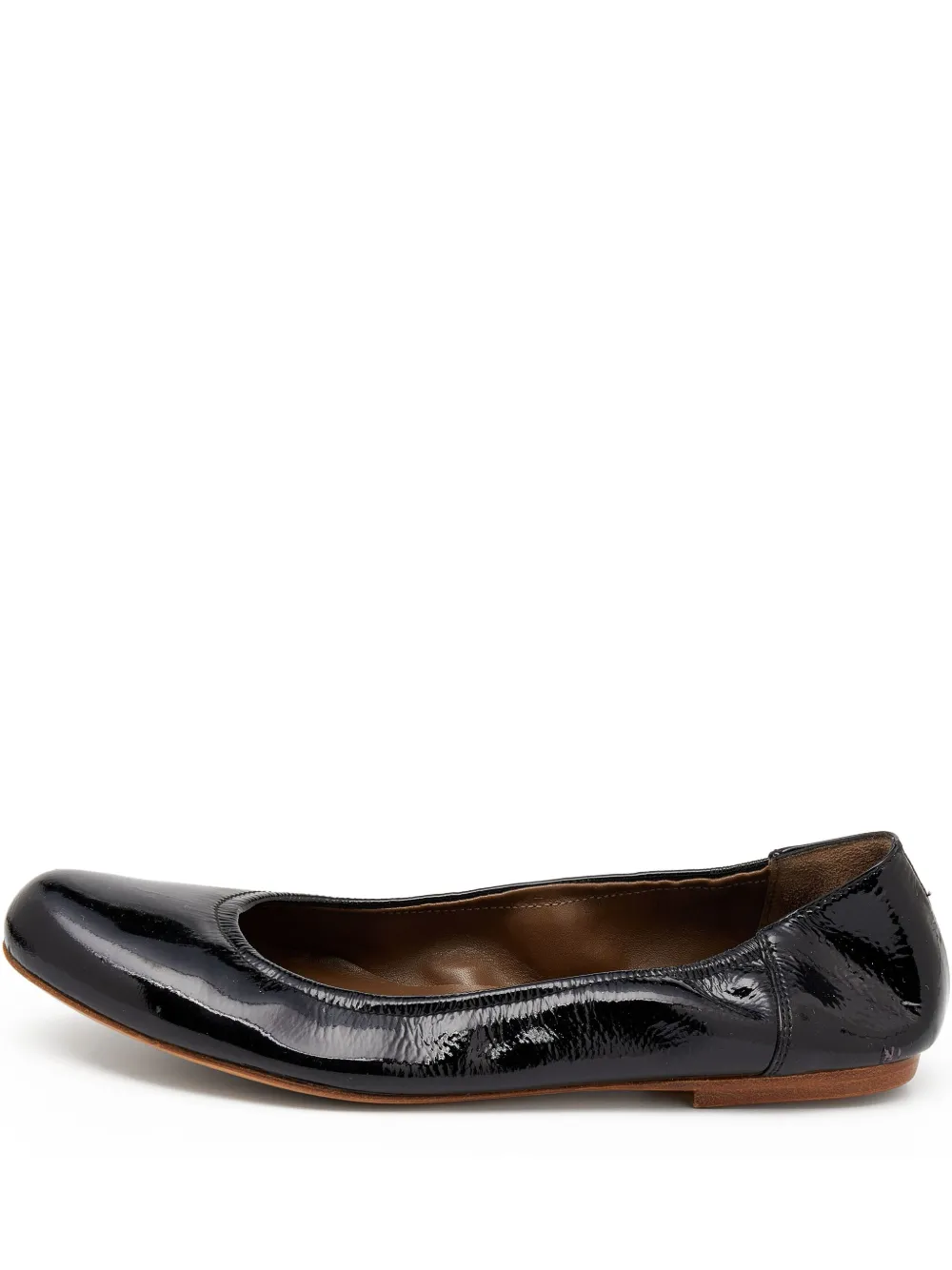 Pre-owned Marni Leather Ballet Flats