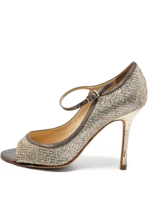 Jimmy Choo Pre-Owned sandales à paillettes 100 mm