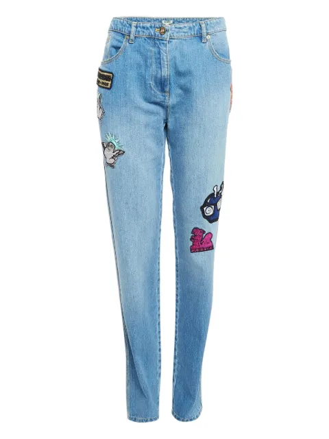 Kenzo Pre-Owned patch-detail jeans
