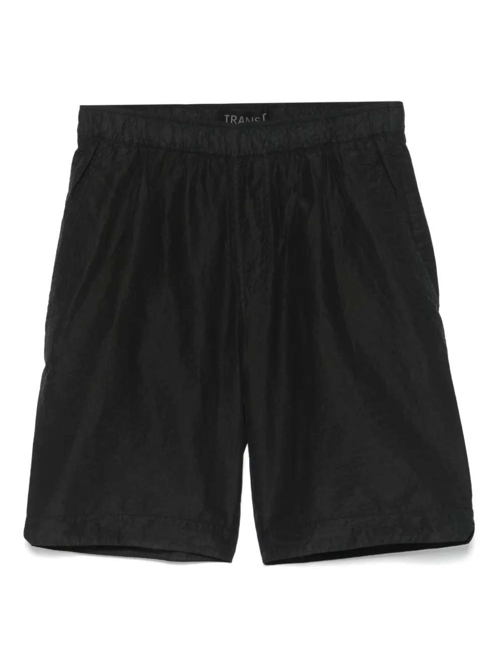 Transit elasticated-waistband shorts | Black | Image 1