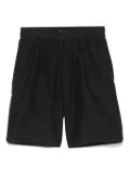 Transit elasticated-waistband shorts - Black