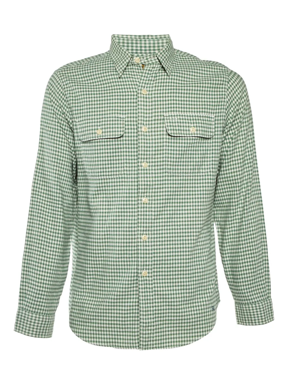 Polo Ralph Lauren Vintage Pre-owned check-print pocket shirt | Green | Image 1