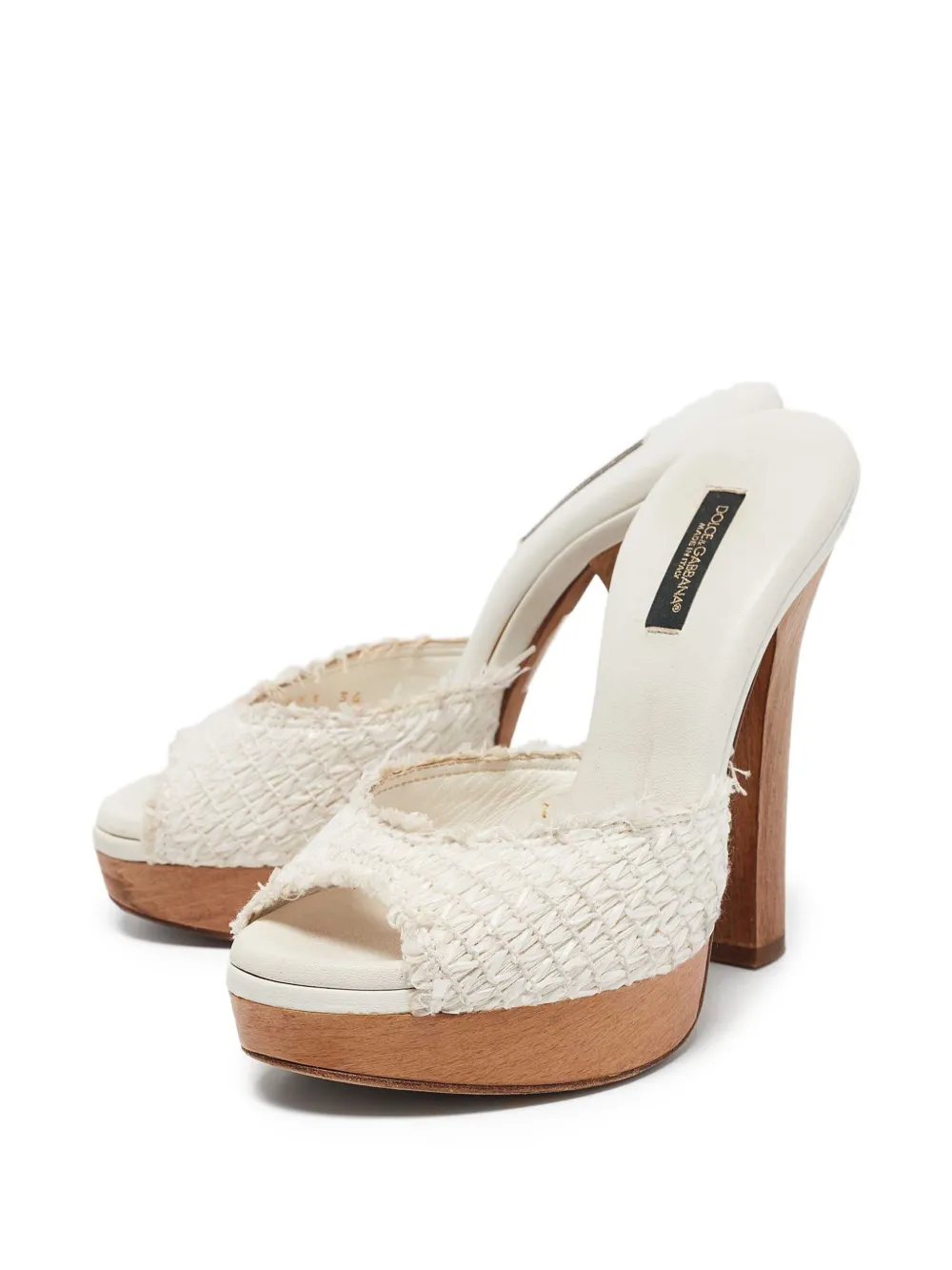 Dolce & Gabbana Pre-Owned 140mm interwoven sandals | Image 2
