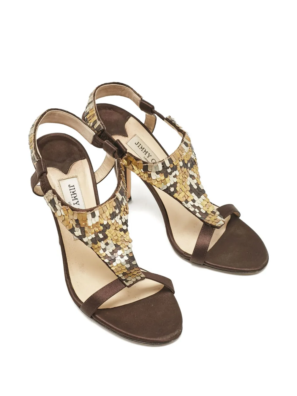 Jimmy Choo Pre-Owned 110mm sequinned sandals | Image 2
