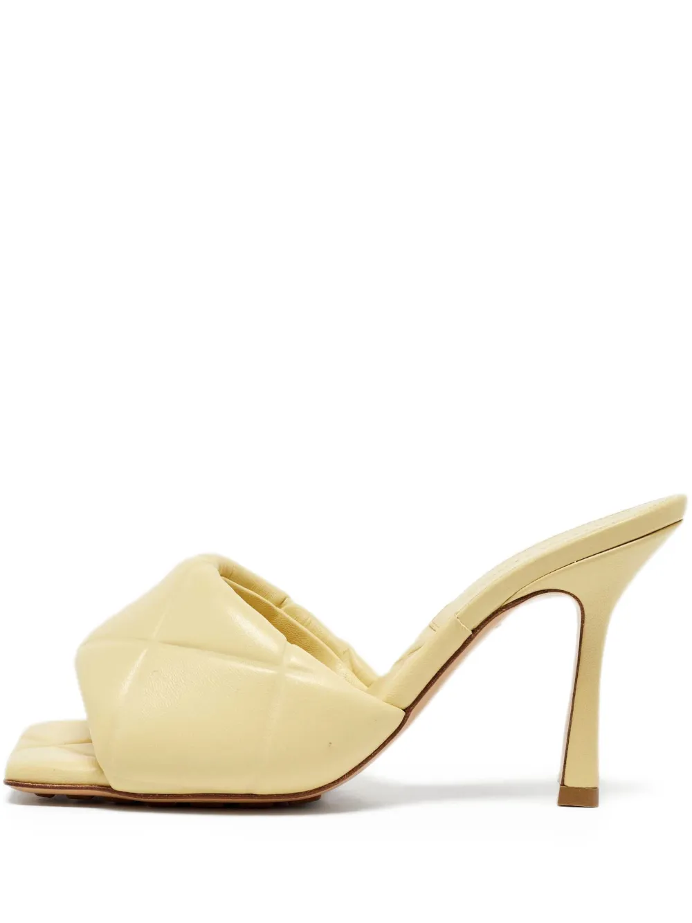 Bottega Veneta Pre-Owned 90mm Lido sandals | Yellow | Image 1