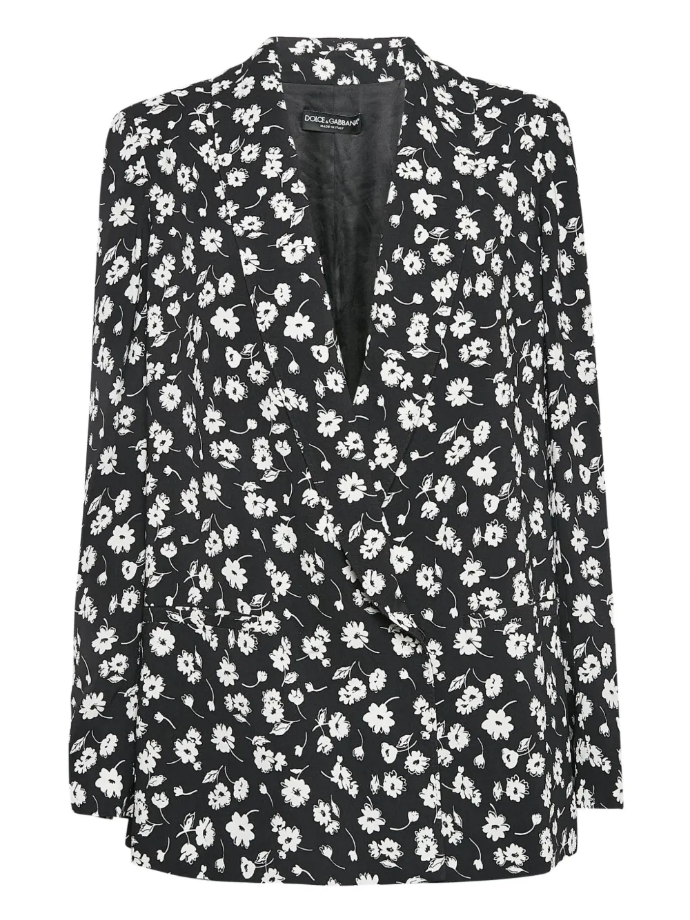 Dolce & Gabbana Pre-Owned floral-print blazer | Black | Image 1