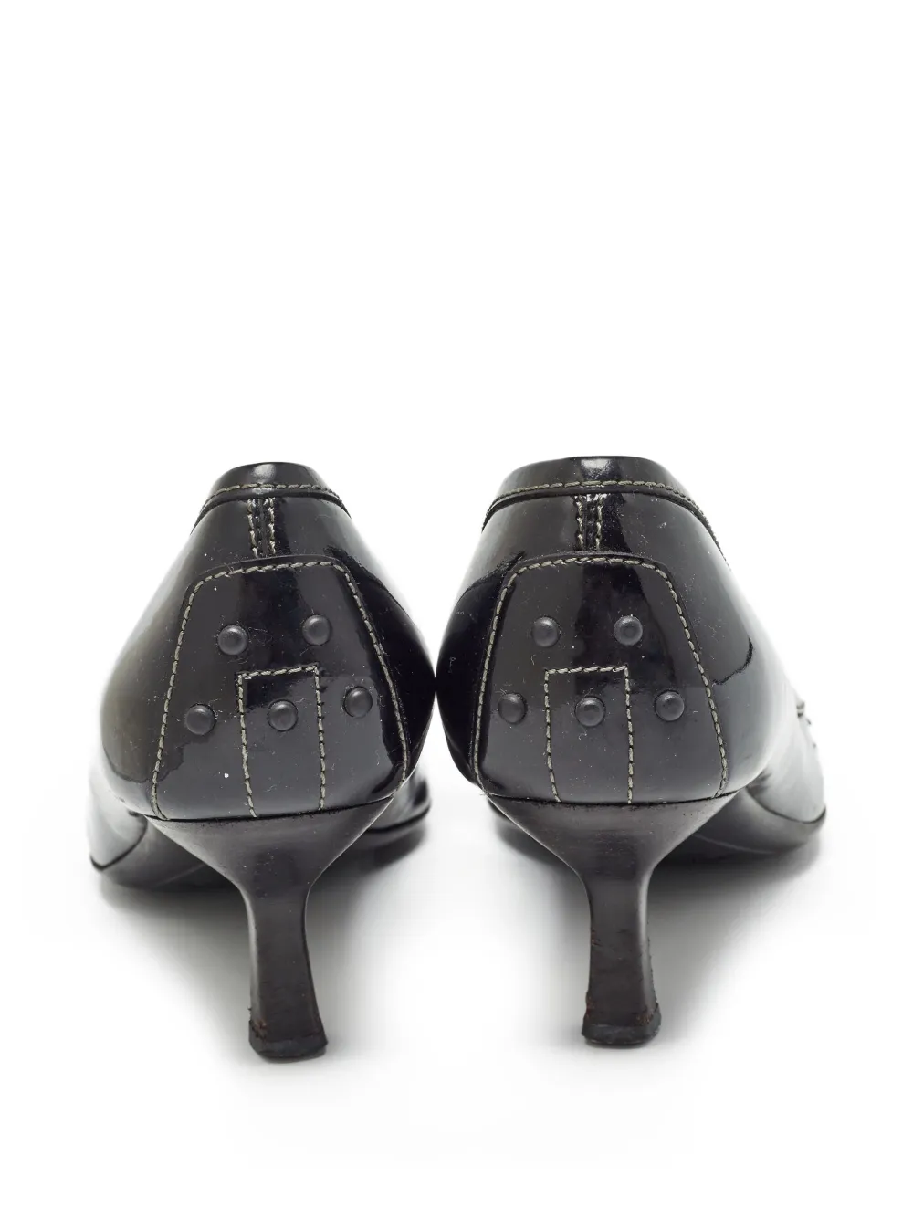 Tod's Vintage Pre-owned 70 mm leren pumps - Zwart