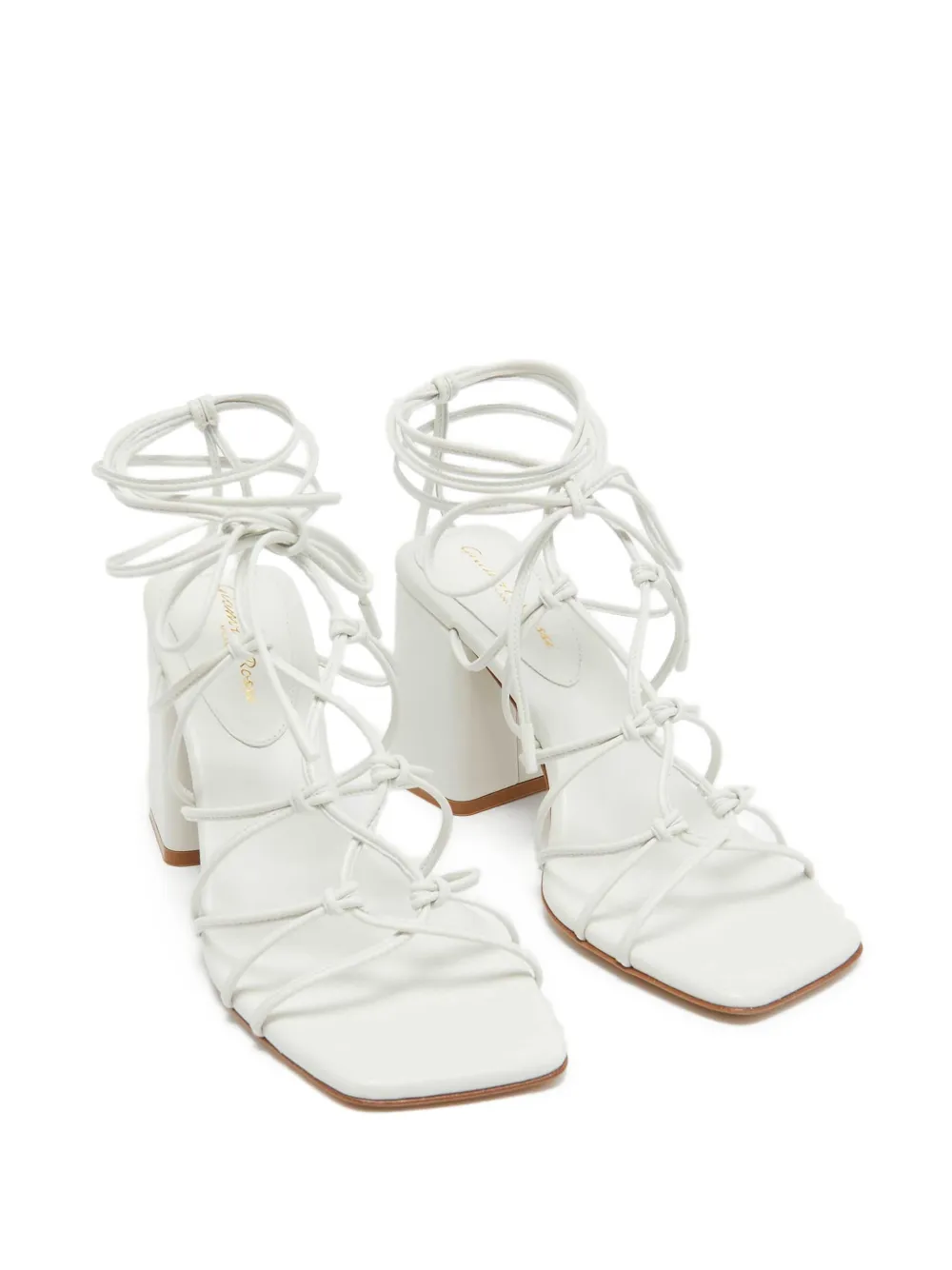 Gianvito Rossi Pre-owned 90 mm Minas sandalen - Wit
