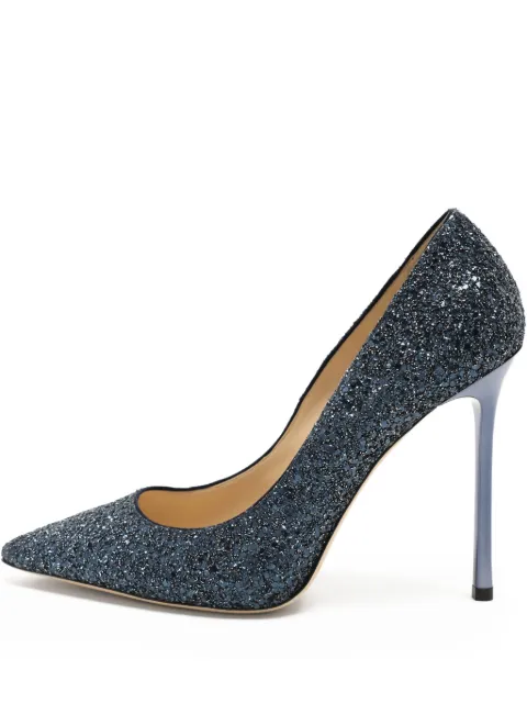 Jimmy Choo Pre-Owned 115mm glitter pumps