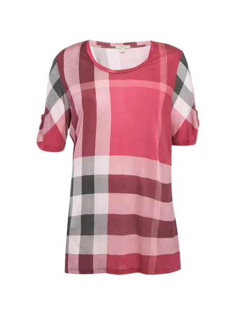 Burberry Pre-Owned plaid top