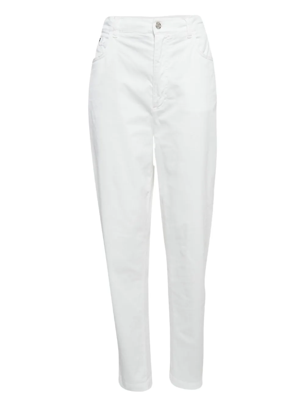 Click to view more detailed imagery on our partner's website Pre-owned Dolce & Gabbana Logo-patch Jeans In White