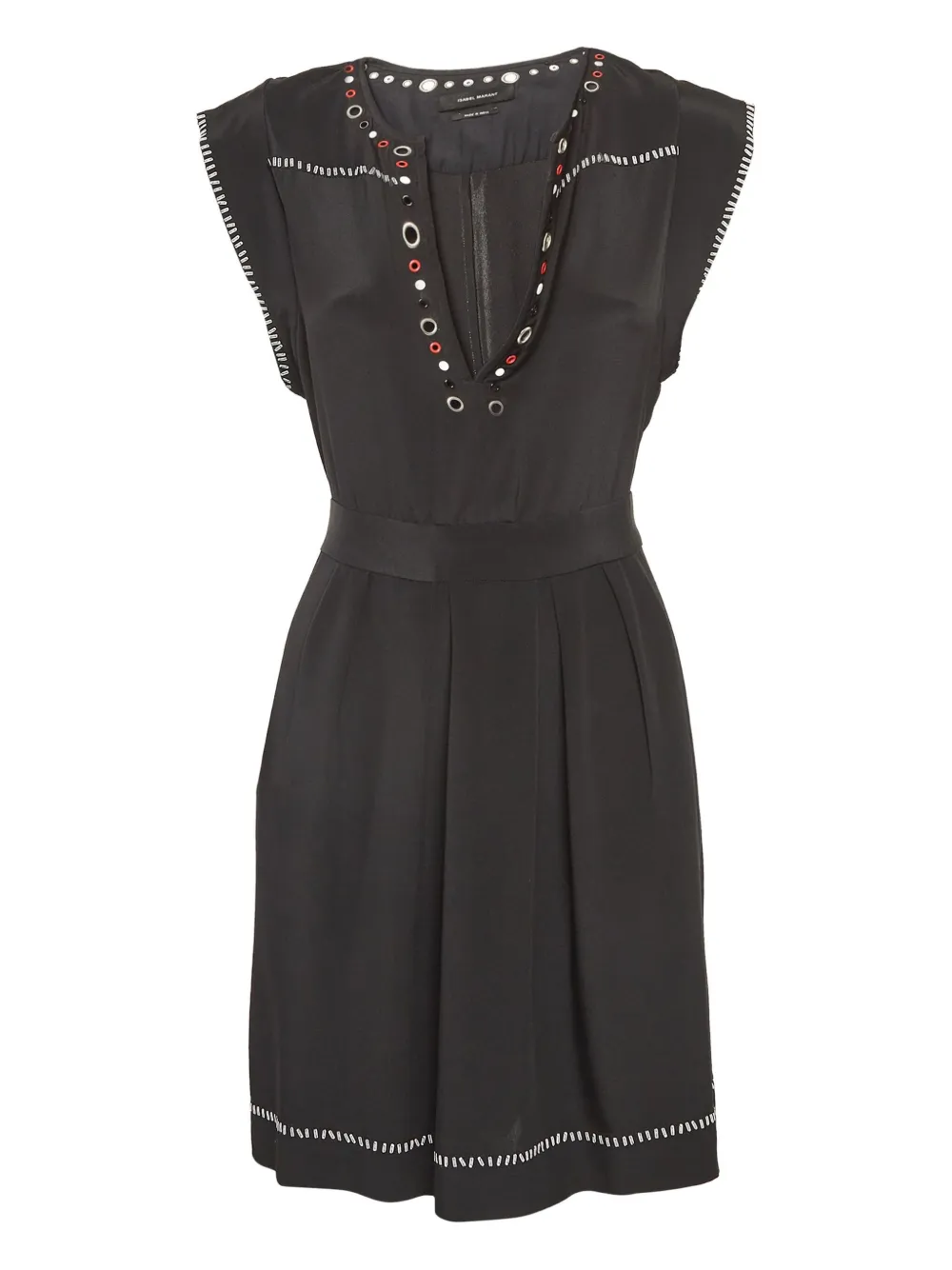 Isabel Marant Vintage Abito in seta - Nero