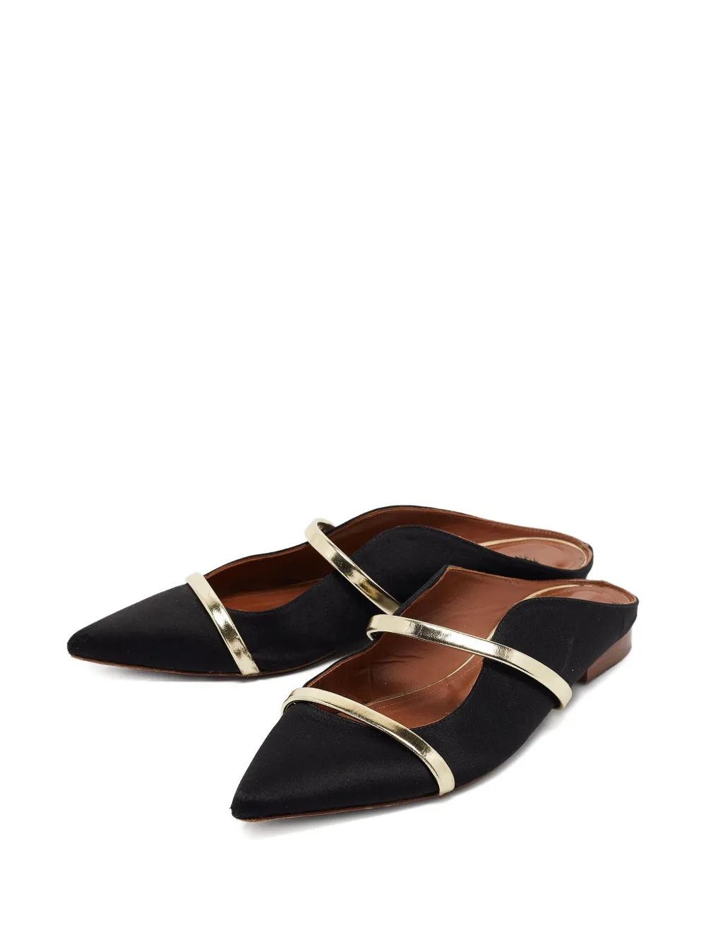 Malone Souliers Maureen muiltjes met puntige neus - Zwart