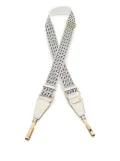 Fendi Pre-Owned Zucchino leather shoulder strap - White