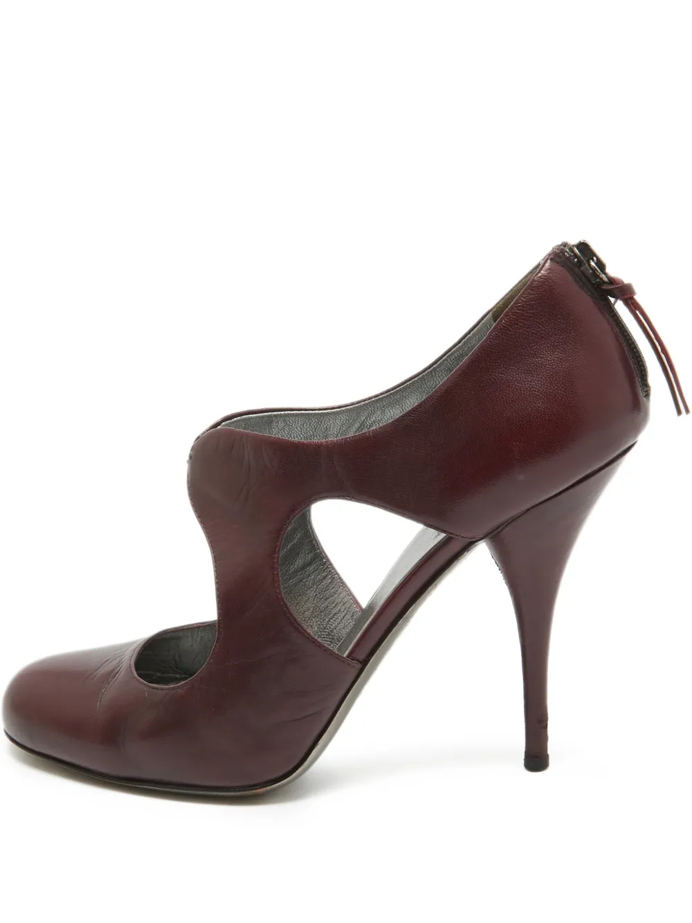 Miu Miu Pre-Owned escarpins en cuir à talon 110 mm | violet | Image 1