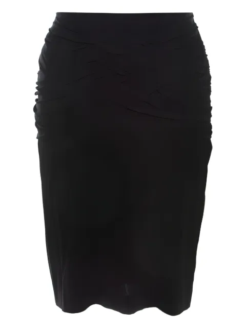 Escada Pre-Owned draped front skirt