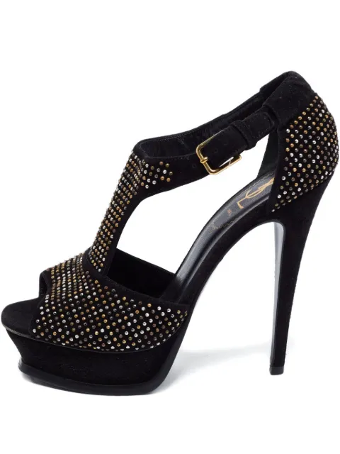 Saint Laurent Pre-Owned stud-embellished sandals