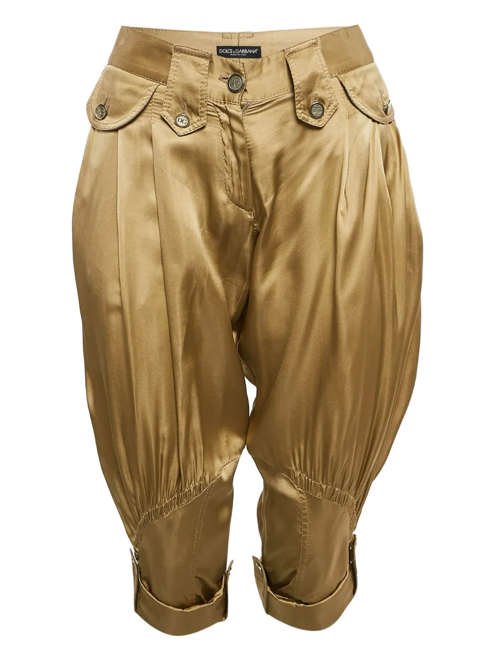 Dolce & Gabbana Pre-Owned satin trousers | Neutrals | Image 1
