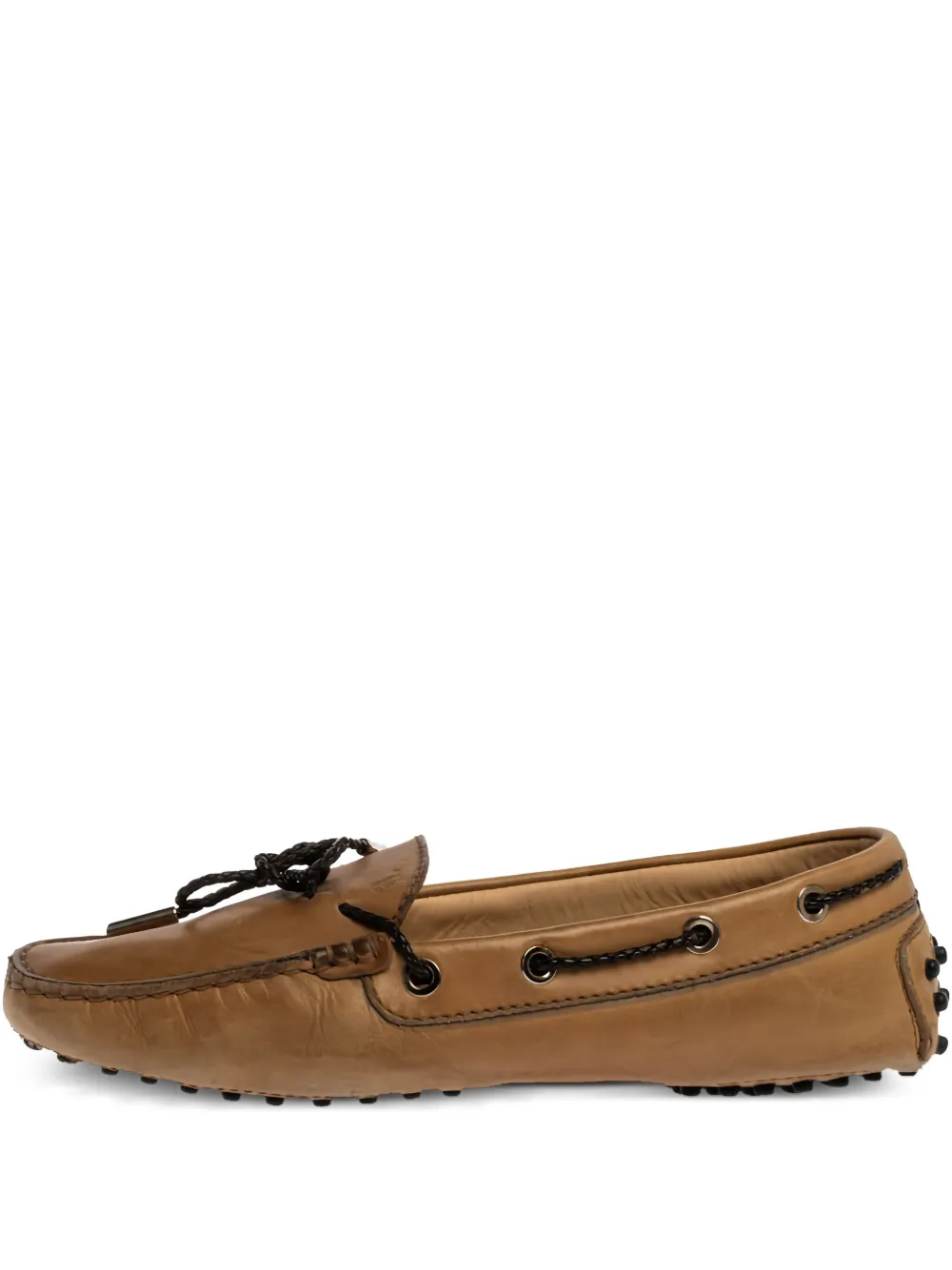 Tod's Vintage レザー デッキシューズ - ブラウン Tod's Vintage レザー デッキシューズ - ブラウン