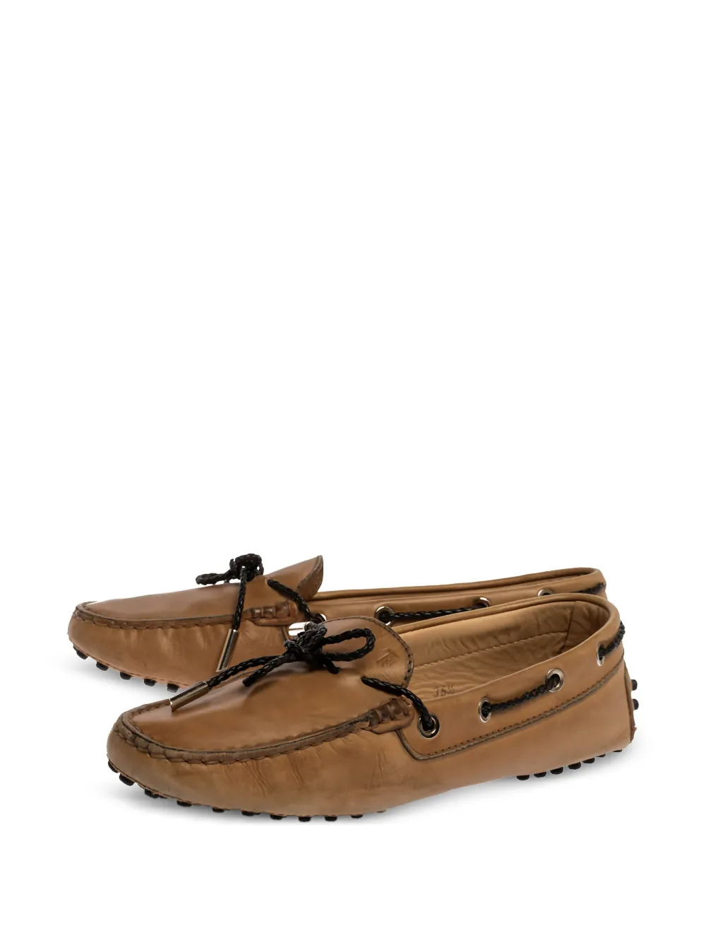 Tod's Vintage Leren bootschoenen - Bruin