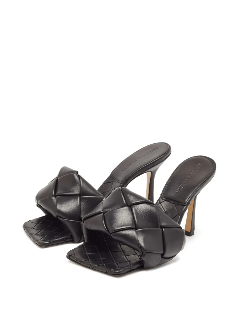 Bottega Veneta Pre-Owned 95mm padded Intrecciato sandals | Image 2