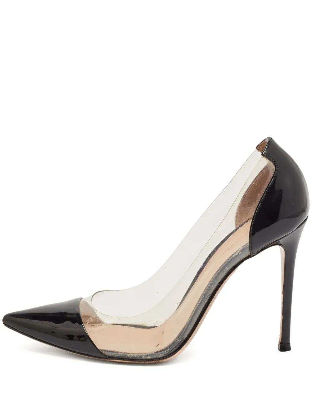 Gianvito Rossi clear-panel pumps - ブラック Gianvito Rossi clear-panel pumps - ブラック