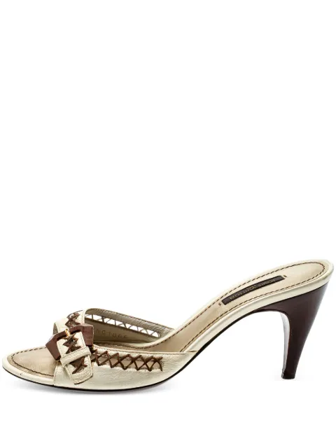 Louis Vuitton Pre-Owned 75mm leather buckled sandals