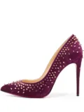 Christian Louboutin Pre-Owned 105mm Escarpic spiked suede pumps - Purple