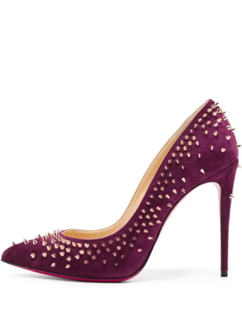 Christian Louboutin Pre-Owned 105mm Escarpic spiked suede pumps