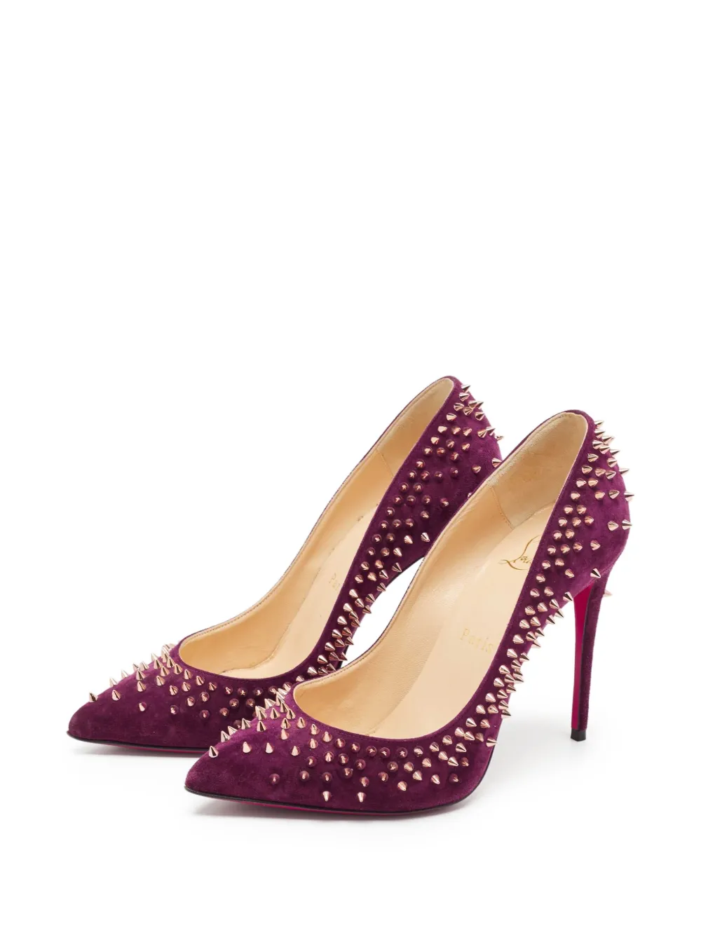 Christian Louboutin Pre-Owned zapatillas Escarpic con apliques y tacón de 105mm | Image 2