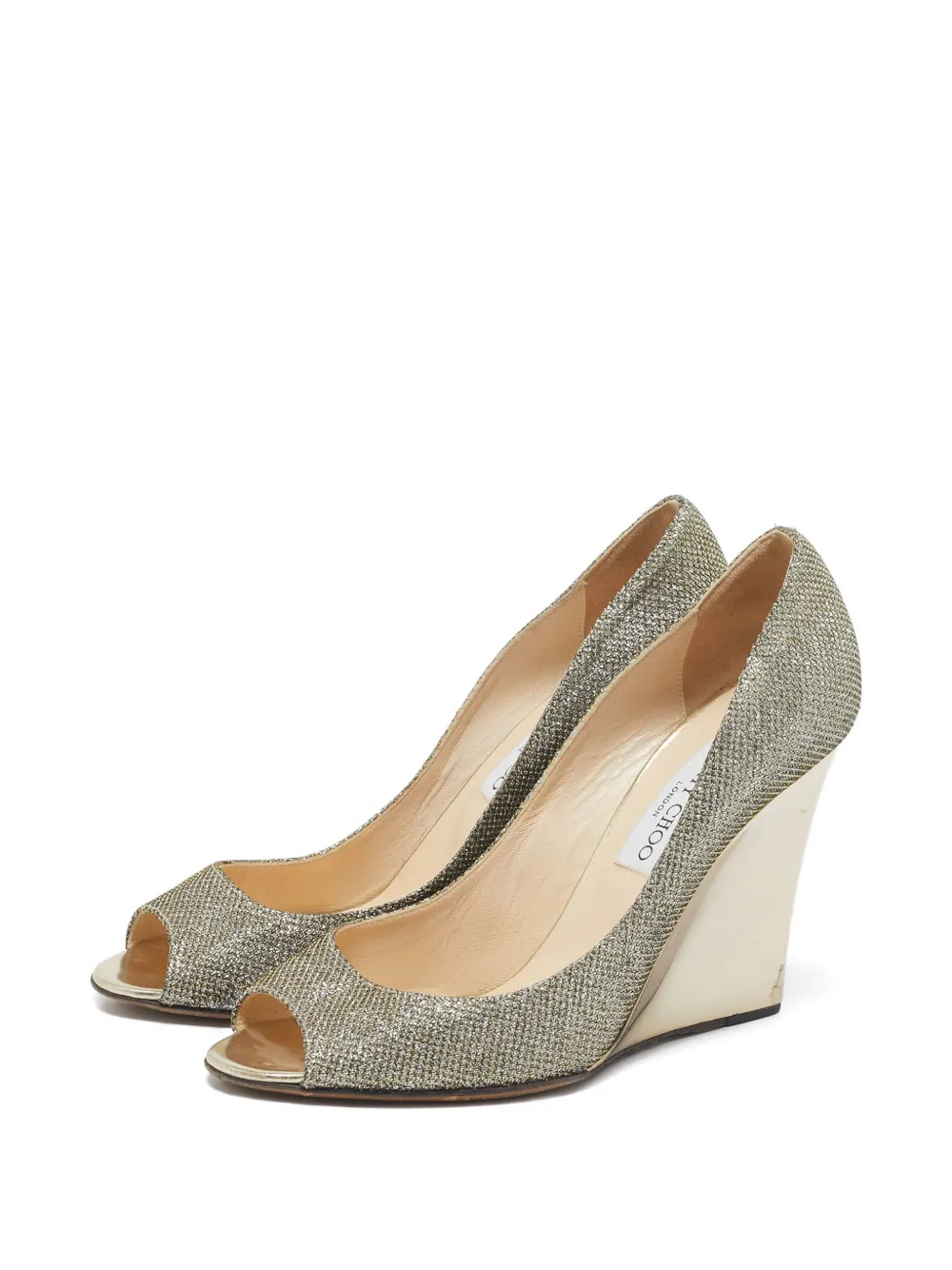 Jimmy Choo Pre-Owned 105mm Baxen wedge pumps | Image 2