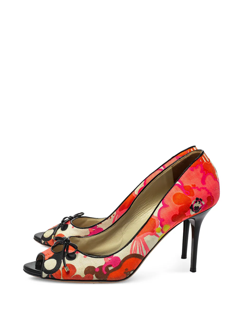 Jimmy Choo Pre-Owned 95mm floral-print leather pumps | Heeled Pumps | Image 2