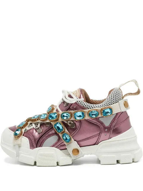 Gucci Pre-Owned Flastrek embellished sneakers