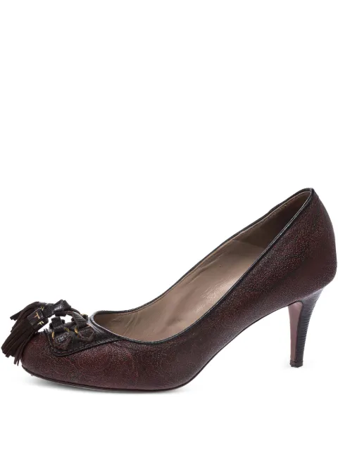 Etro Pre-Owned zapatillas con borlas y tacón de 70mm