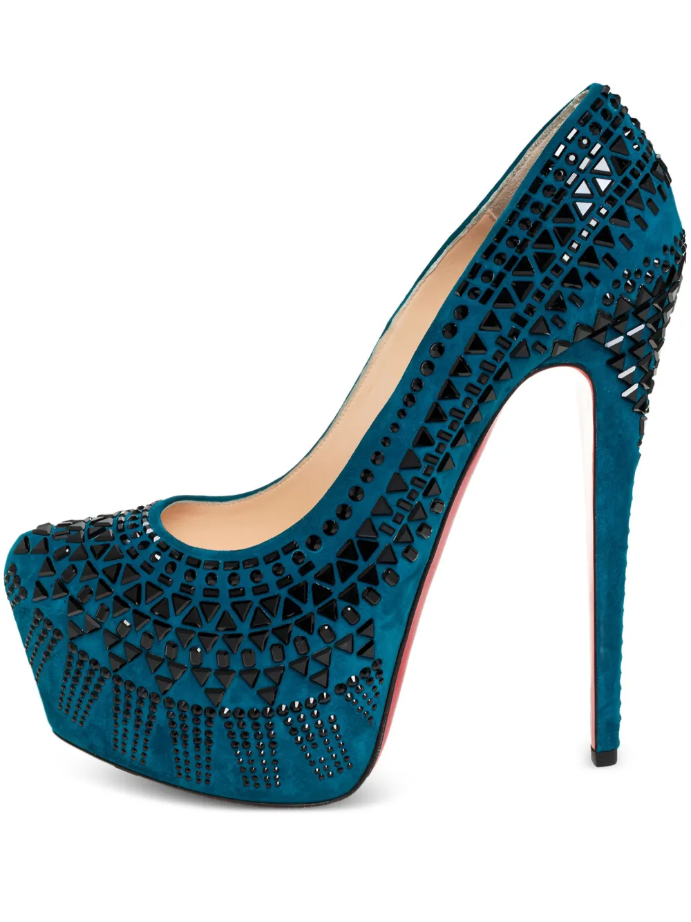 Christian Louboutin Pre-Owned zapatillas con tacón de 155mm | azul | Image 1