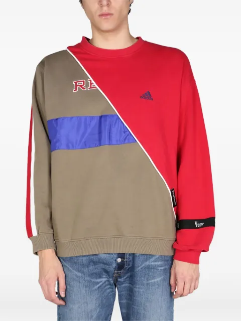 1/OFF colourblock logo sweatshirt