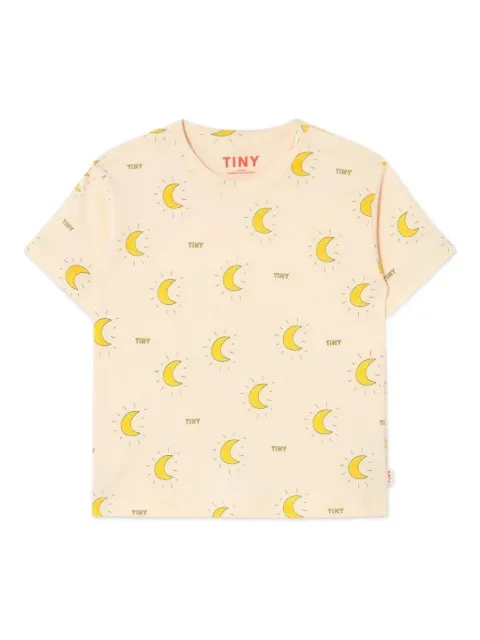 Tiny Cottons moon-print T-shirt