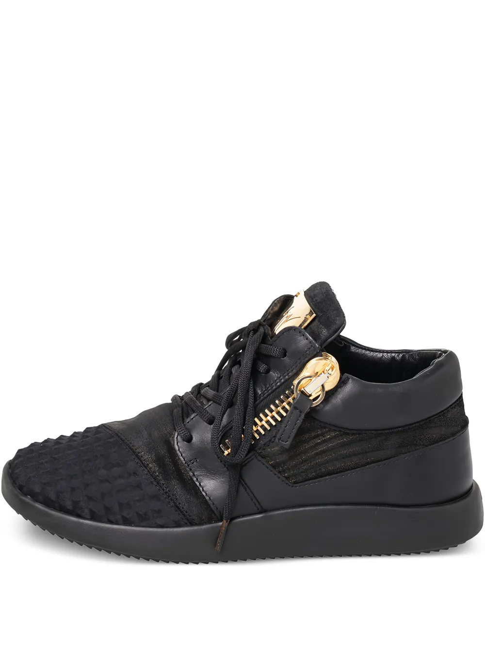Giuseppe Zanotti Vintage Sneakers in pelle - Nero
