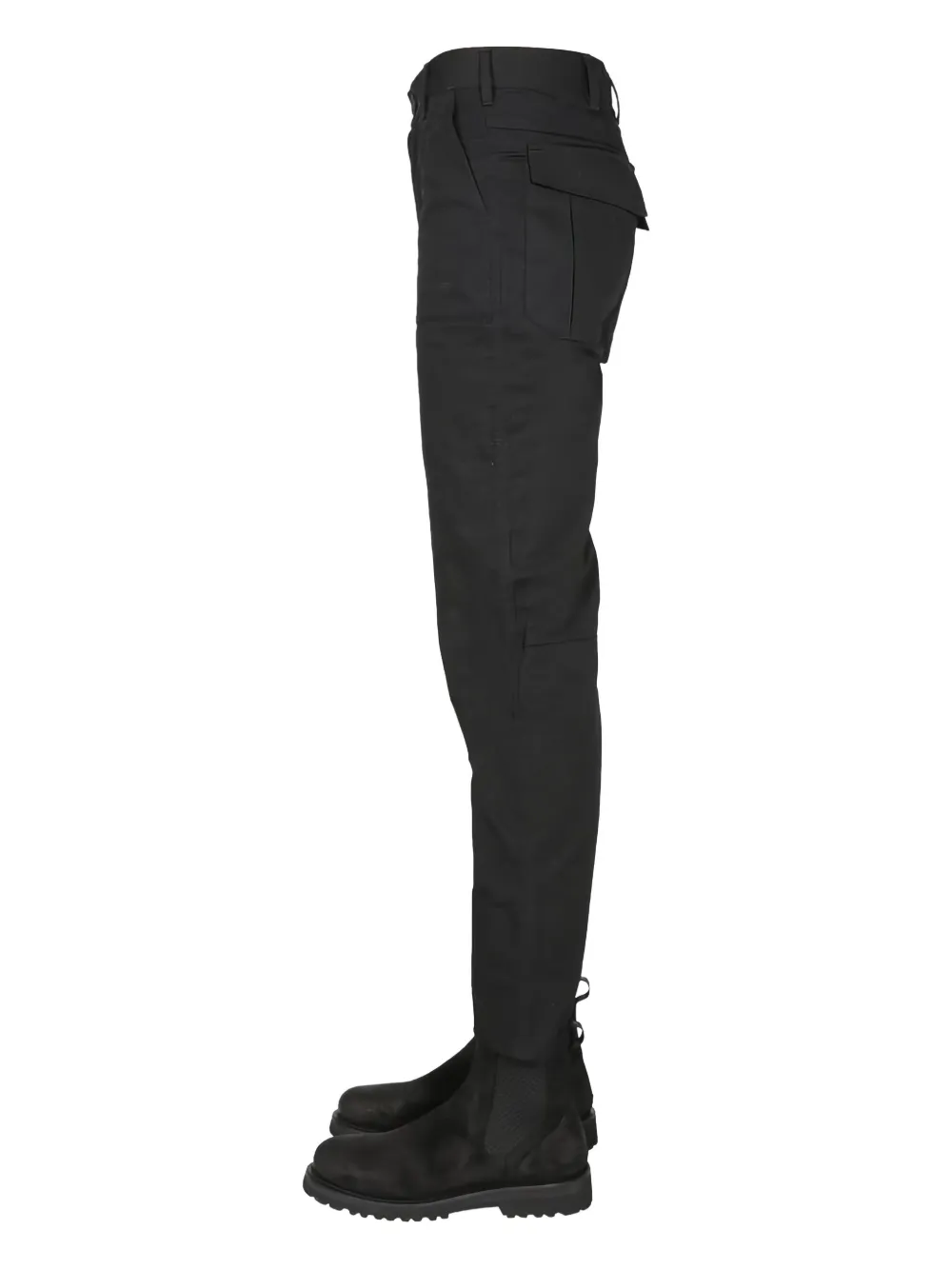 Arkair Pants With Logo Button In Black