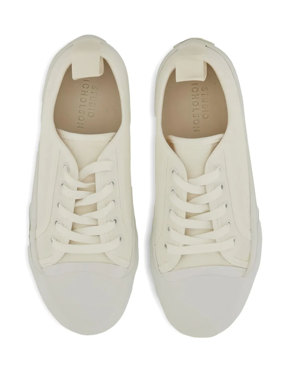 Studio Nicholson canvas low-top sneakers White