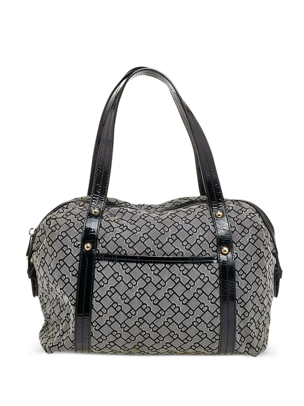 Bally Vintage pre-owned monogram satchel bag | Grey | Image 1
