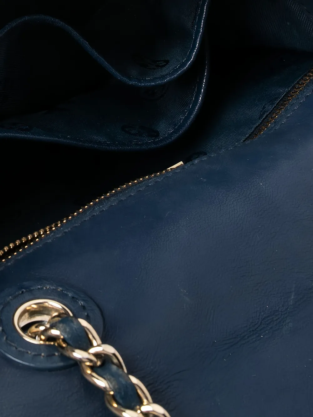 Pre-owned Tory Burch The Fleming Leather Shoulder Bag
