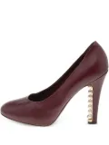 CHANEL Pre-Owned 110mm pearl-embellished pumps - Brown